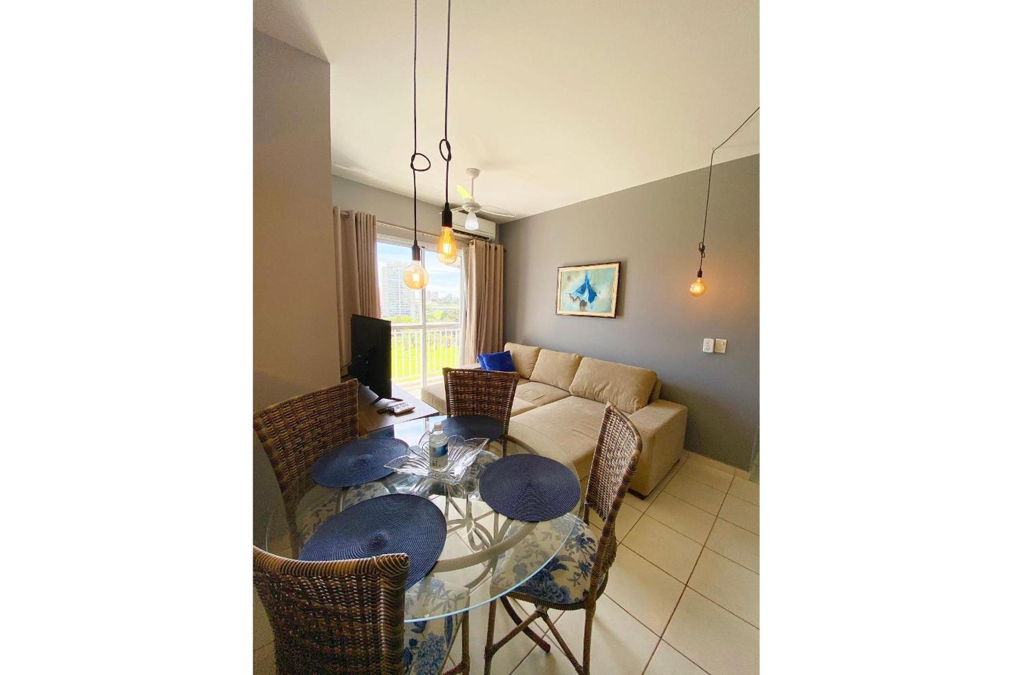 Apto Com 2 Quartos Prox Ao Rib Shopping. Wifi + Ac Apartment Ribeirão Preto Екстериор снимка